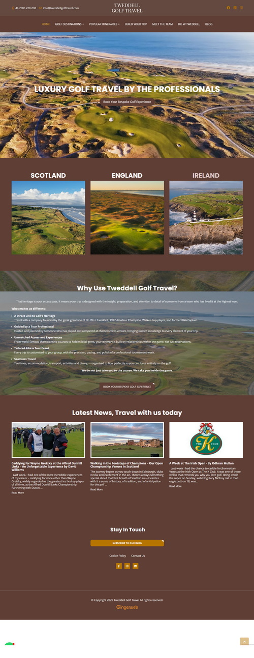 Tweddel Golf Travel - St Andrews Golf Trip